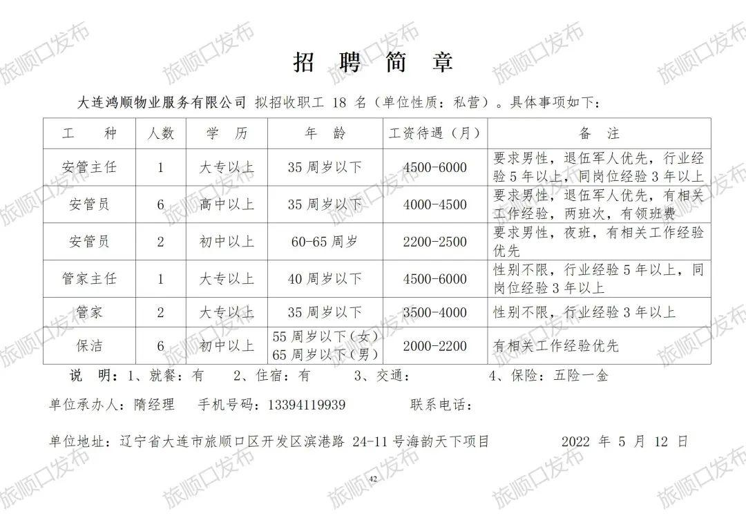 顺义最新招聘信息汇总