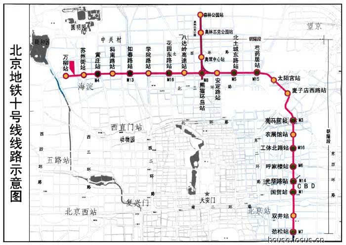 北京地铁22号线最新线路图详解