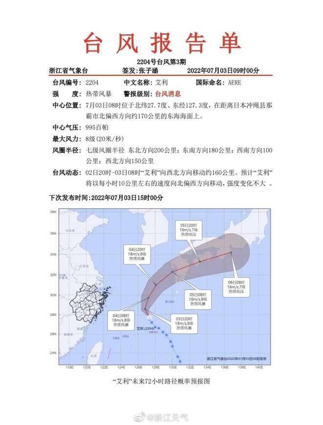 浙江省台风最新动态与路径分析